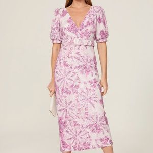 Badgley Mischka purple sequin dress WORN ONCE